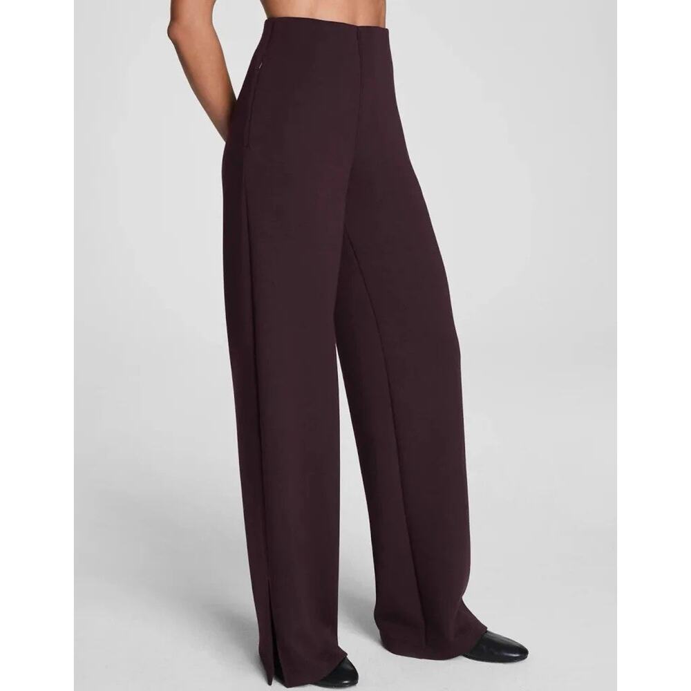 New SPANX AirEssentials® Zero Waistband Wide Leg Pant, Truffle Brown  Small Tall